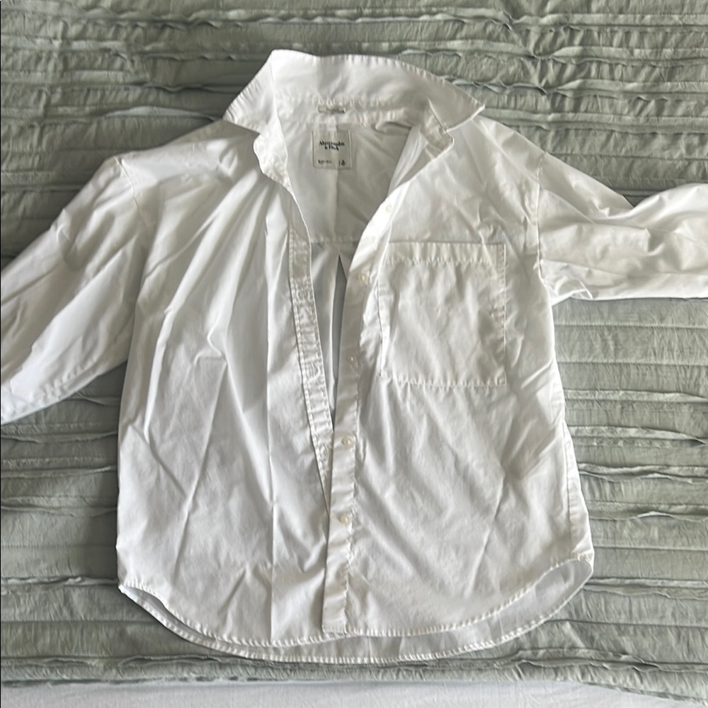 Abercrombie & Fitch White Button Down Shirt